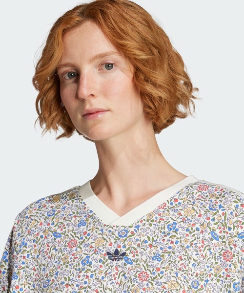 新品未使用　adidas Tシャツ　リバティ LIBERTY 花柄 Lサイズ adidas tシャツ Originals × Liberty London半袖Tシャツ キッズ