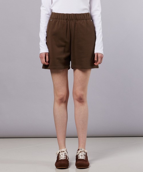 DOUBLE STANDARD CLOTHING（ダブルスタンダードクロージング）の「ロゴ裏毛ショートパンツ（その他パンツ・レディース・グレー/ブラウン・FREE）」の2枚目の写真