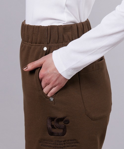 DOUBLE STANDARD CLOTHING（ダブルスタンダードクロージング）の「ロゴ裏毛ショートパンツ（その他パンツ・レディース・グレー/ブラウン・FREE）」の12枚目の写真