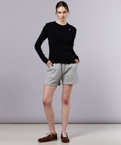 DOUBLE STANDARD CLOTHING（ダブルスタンダードクロージング）の「ロゴ裏毛ショートパンツ（その他パンツ・レディース・グレー/ブラウン・FREE）」の19枚目の写真