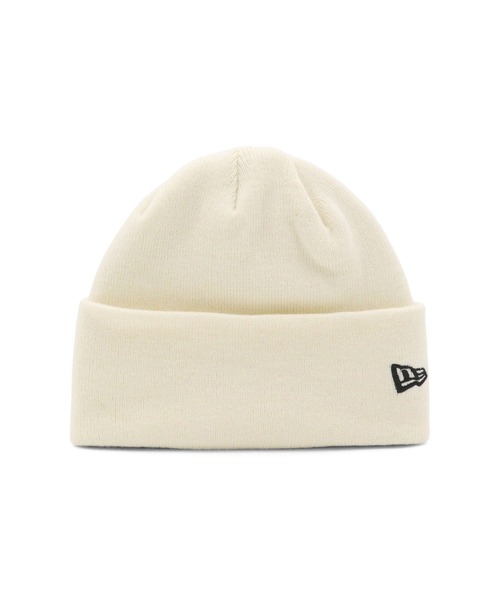 ニューエラ ニット帽 無地 折り返し深め（ニットキャップ/ビーニー