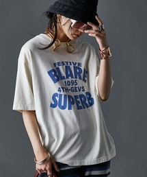 GEVS. | 綿100％ロゴプリントTシャツ＜大きいサイズ有＞GEVS.(Tシャツ/カットソー)