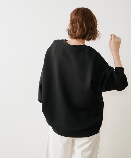 ダンボールサイドジップクルーネックプルオーバー Emma Taylor