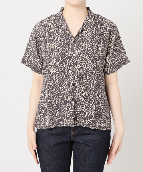 journal standard L'essage（ジャーナルスタンダードレサージュ）の「《追加》《別注》【LUSANA / ルサーナ】TINA SHIRTS：シャツ（シャツ/ブラウス・レディース・オートミール/ブラック系その他・SMALL）」の21枚目の写真