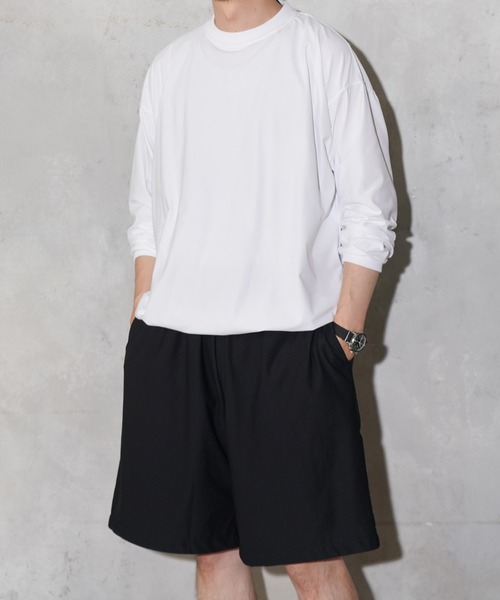 SUNNY SPORTS(サニースポーツ)の「SUNNY SPORTS / サニースポーツ DRAWSTRING BIGGEST CREW L/S TEE Primeflex ドローストリングTシャツ ビッグシルエット 長袖Tシャツ プライムフレックス(Tシャツ/カットソー・メンズ・ホワイト/ブラック/オリーブ/ブラウン・LARGE/MEDIUM)」の20枚目の写真