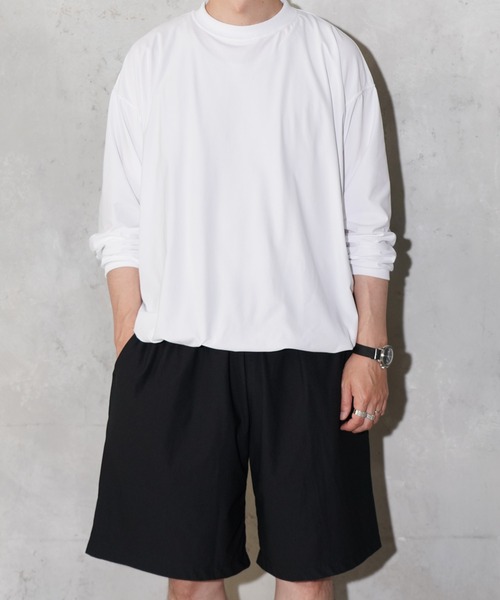 SUNNY SPORTS(サニースポーツ)の「SUNNY SPORTS / サニースポーツ DRAWSTRING BIGGEST CREW L/S TEE Primeflex ドローストリングTシャツ ビッグシルエット 長袖Tシャツ プライムフレックス(Tシャツ/カットソー・メンズ・ホワイト/ブラック/オリーブ/ブラウン・LARGE/MEDIUM)」の21枚目の写真