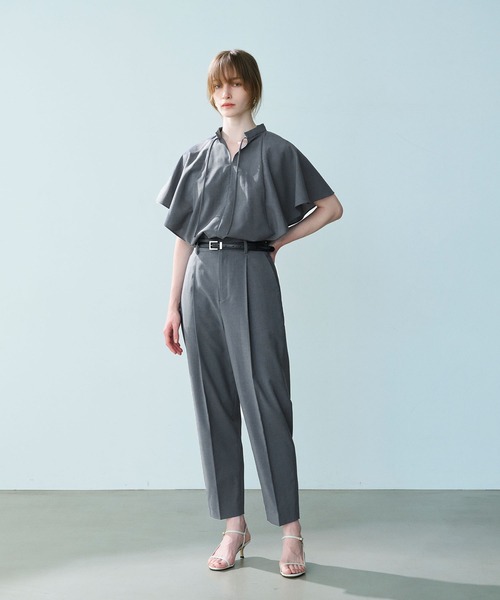 N.O.R.C(ノーク)の「ウォッシャブルラッフルブラウス【CLEAN MOTION】(シャツ/ブラウス・レディース・チャコール/ネイビー/オフホワイト・フリー)」の13枚目の写真