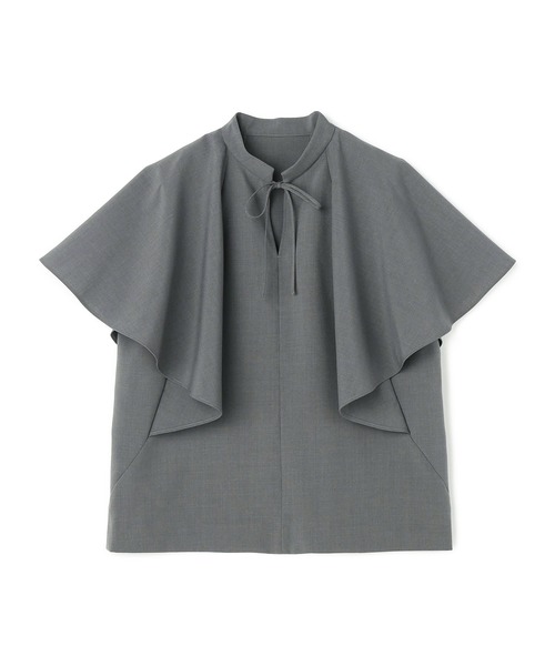 セール】ウォッシャブルラッフルブラウス【CLEAN MOTION】（シャツ