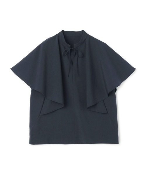 ウォッシャブルラッフルブラウス【CLEAN MOTION】（シャツ
