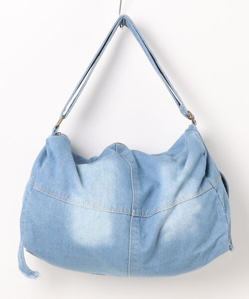 デニムリメイク ワンハンドルバッグ デニムリメイクバッグ＊Chez Denim シェデニム Sサイズ①