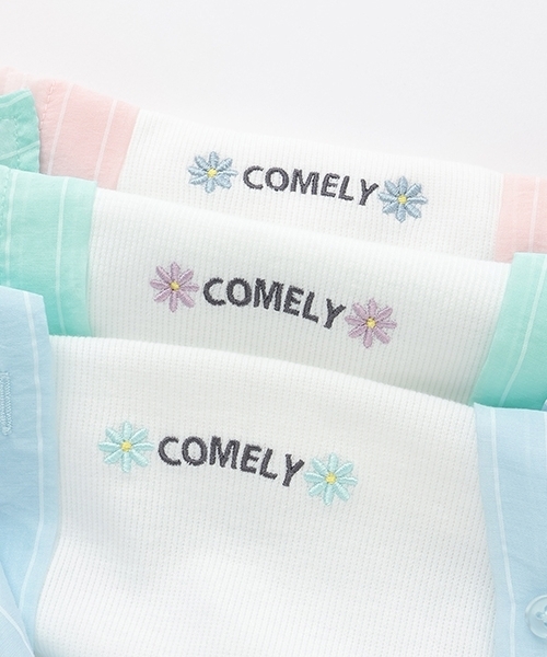 LOVETOXIC（ラブトキシック）の「【7days】レイヤードドッキングシャツ（シャツ/ブラウス・キッズ・ピンク/エメラルド/サックスブルー・S:140cm/M:150cm/L:160cm）」の6枚目の写真