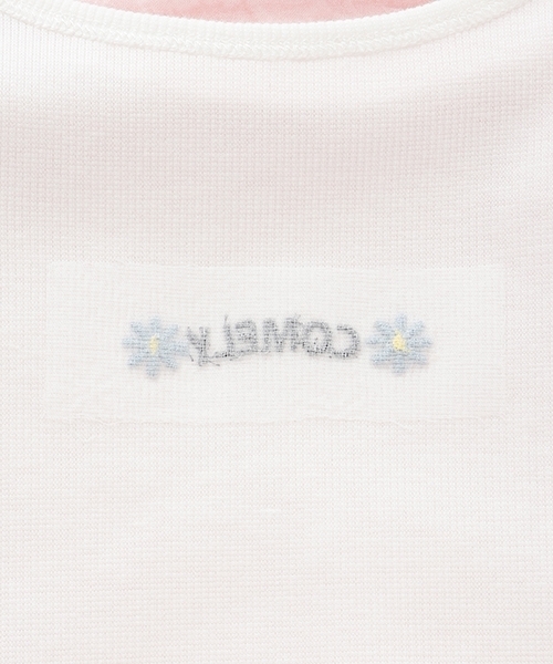 LOVETOXIC（ラブトキシック）の「【7days】レイヤードドッキングシャツ（シャツ/ブラウス・キッズ・ピンク/エメラルド/サックスブルー・S:140cm/M:150cm/L:160cm）」の7枚目の写真