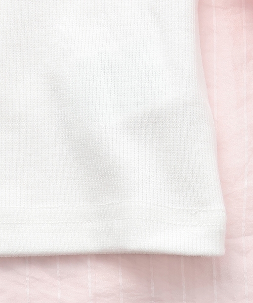 LOVETOXIC（ラブトキシック）の「【7days】レイヤードドッキングシャツ（シャツ/ブラウス・キッズ・ピンク/エメラルド/サックスブルー・S:140cm/M:150cm/L:160cm）」の11枚目の写真