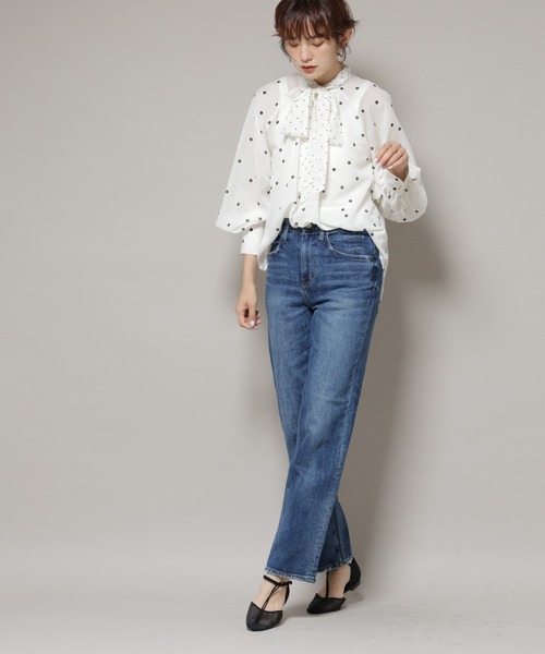 Healthy denim(ヘルシーデニム)の「Healthy DENIM/Tallow ストレートデニム(デニムパンツ・レディース・ブルー/ライトブルー・22/23/24)」の6枚目の写真