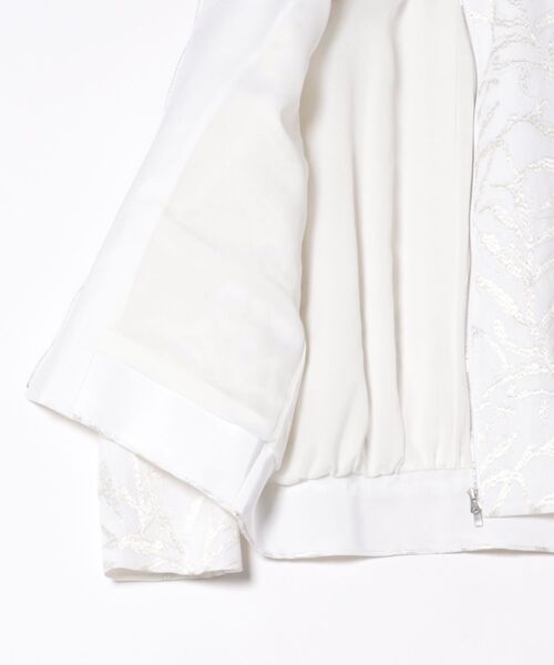 INED(イネド)の「フロントジップブルゾン《la veille by SUPERIOR CLOSET》(ブルゾン・レディース・アイボリー・7号)」の8枚目の写真