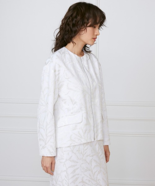 INED(イネド)の「フロントジップブルゾン《la veille by SUPERIOR CLOSET》(ブルゾン・レディース・アイボリー・7号)」の10枚目の写真