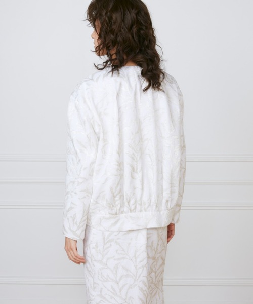 INED(イネド)の「フロントジップブルゾン《la veille by SUPERIOR CLOSET》(ブルゾン・レディース・アイボリー・7号)」の12枚目の写真