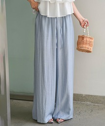 リネンワイドパンツ