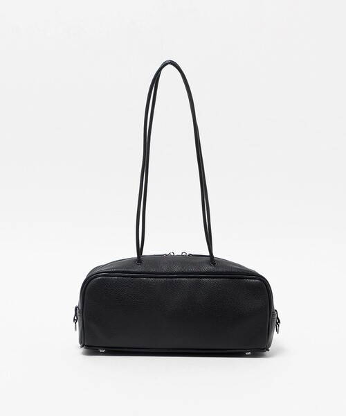 ＆MyuQ（アンドミューク）の「＜＆MyuQ＞KAKU WIDE バッグ（ショルダーバッグ・レディース・ワイン/ブラック/ダークブラウン・FREE）」の12枚目の写真