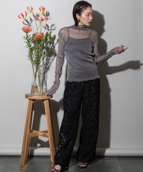 lodie(ロディ)の「シアータートル(Tシャツ/カットソー・レディース・ブラック/グレー・FREE)」の22枚目の写真