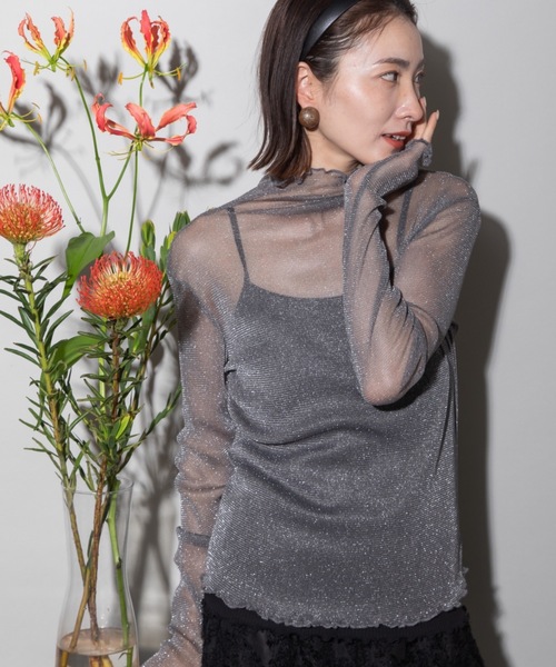 lodie(ロディ)の「シアータートル(Tシャツ/カットソー・レディース・ブラック/グレー・FREE)」の17枚目の写真