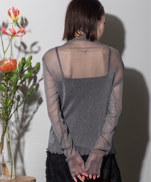 lodie(ロディ)の「シアータートル(Tシャツ/カットソー・レディース・ブラック/グレー・FREE)」の19枚目の写真