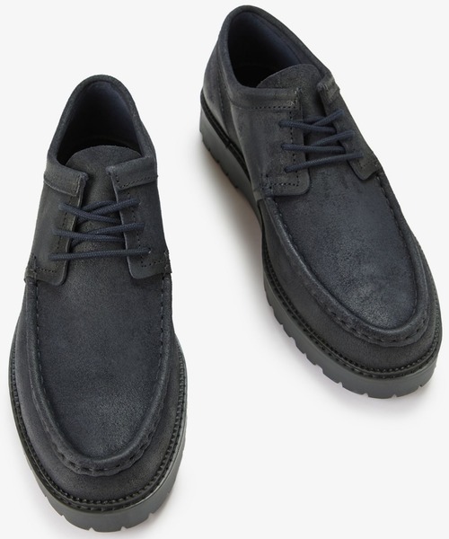 FRED PERRY（フレッドペリー）の「Kenney Low Waxed Suede／ワックススウェードローファー（その他シューズ・メンズ・チャコールグレー・26cm/27cm/28cm）」の4枚目の写真