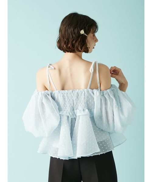 LILY BROWN 3wayジャガードペプラムビスチェ WEB限定カラー】3WAYジャガードペプラムビスチェ | リリー