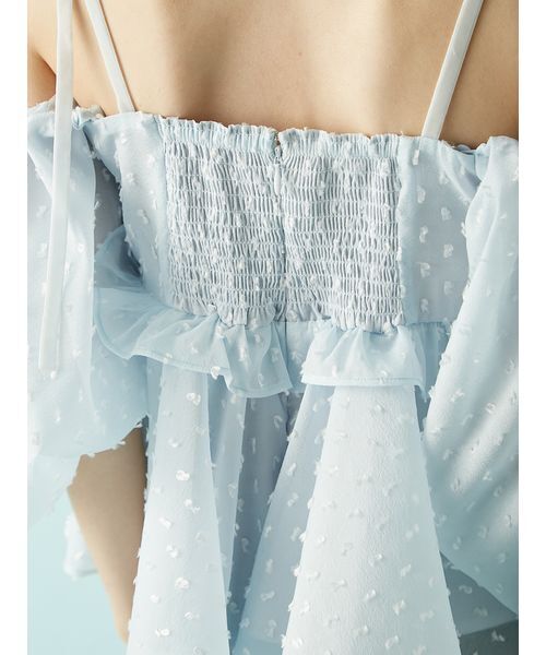 3wayジャガードペプラムビスチェ（シャツ/ブラウス）｜LILY BROWN