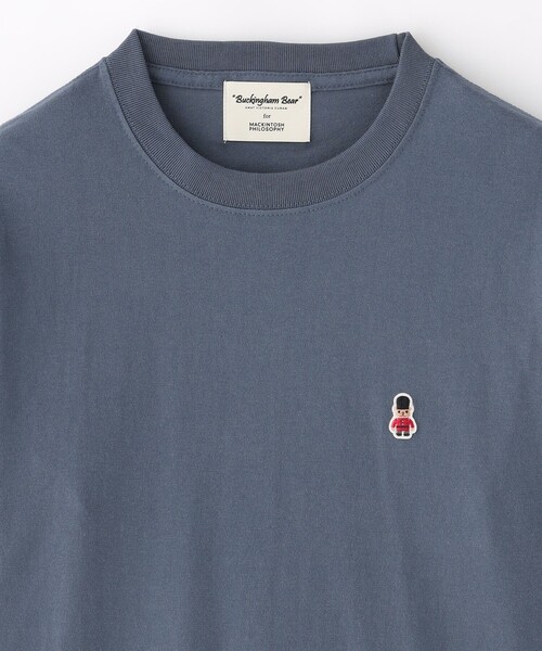 MACKINTOSH PHILOSOPHY（ﾏｯｷﾝﾄｯｼｭ ﾌｨﾛｿﾌｨｰ）の「【WEB&一部店舗限定】バッキンガムベア ワッペンＴシャツ（Tシャツ/カットソー・レディース・ネイビー/ピンク系その他2/レッド系その他3/ホワイト/チャコールグレー・38/40）」の9枚目の写真