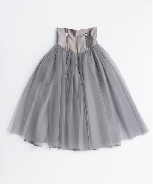 PRANK PROJECT(プランクプロジェクト)の「リバーシブルチュールスカート / Reversible Tulle Skirt(スカート・レディース・ブラック/グレー/レッド・38/36)」の20枚目の写真