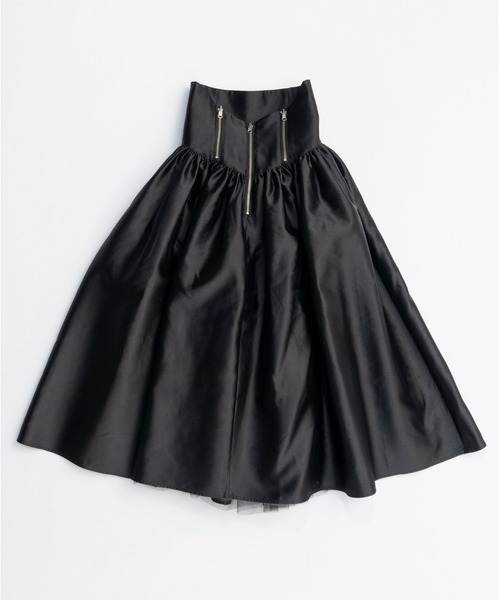 PRANK PROJECT(プランクプロジェクト)の「リバーシブルチュールスカート / Reversible Tulle Skirt(スカート・レディース・ブラック/グレー/レッド・38/36)」の17枚目の写真