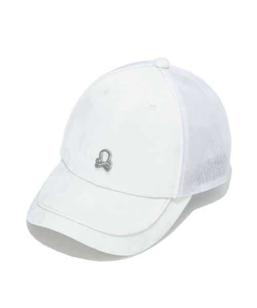 MARK & LONA(マークアンドロナ)の「Back Spin JQ Trucker Cap | MEN and WOMEN(キャップ・メンズ・ホワイト/ブラック・FREE)」の1枚目の写真