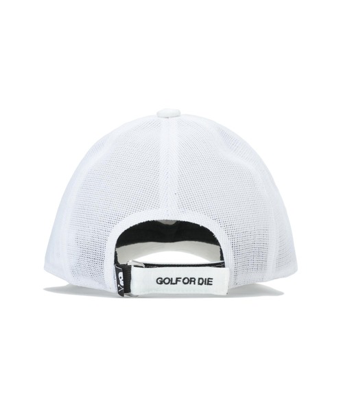 MARK & LONA(マークアンドロナ)の「Back Spin JQ Trucker Cap | MEN and WOMEN(キャップ・メンズ・ホワイト/ブラック・FREE)」の7枚目の写真