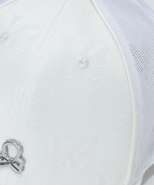 MARK & LONA(マークアンドロナ)の「Back Spin JQ Trucker Cap | MEN and WOMEN(キャップ・メンズ・ホワイト/ブラック・FREE)」の4枚目の写真