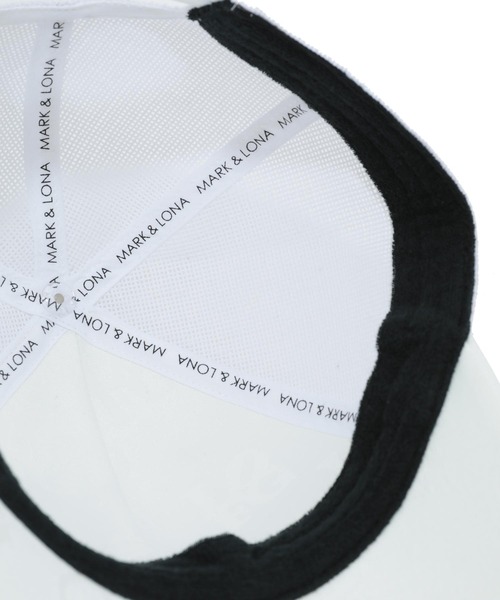 MARK & LONA(マークアンドロナ)の「Back Spin JQ Trucker Cap | MEN and WOMEN(キャップ・メンズ・ホワイト/ブラック・FREE)」の5枚目の写真