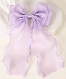 Mayree（メイリー）の「【urge select】リボン シフォン バレッタ【8色展開】（バレッタ/ヘアクリップ）」