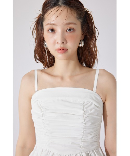 rienda(リエンダ)の「ペプラムベアトップス 夏服(シャツ/ブラウス・レディース・ブラック系その他/ホワイト/ベージュ系その他・SMALL/MEDIUM)」の13枚目の写真