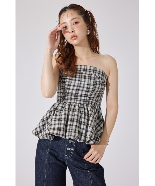 ETRE TOKYO エトレトウキョウ ペプラムヘムニットタンクトップ ETRE