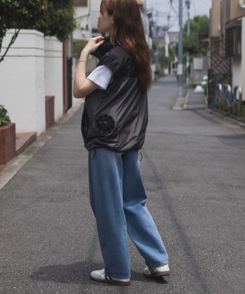 NAVY(ネイビー)の「NAVYファン付きベスト【空調風神服(R)」×「EXFROZEN」コラボ! 】(小型軽量 大容量バッテリー ファン着脱式 保冷剤専用ポケット)(ベスト・メンズ・チャコールグレー/ブラック/カーキ・M/L/XL)」の22枚目の写真