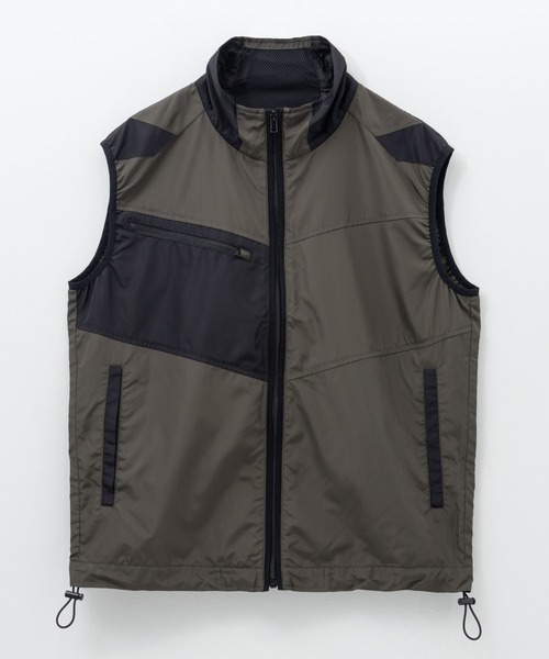 NAVY(ネイビー)の「NAVYファン付きベスト【空調風神服(R)」×「EXFROZEN」コラボ! 】(小型軽量 大容量バッテリー ファン着脱式 保冷剤専用ポケット)(ベスト・メンズ・チャコールグレー/ブラック/カーキ・M/L/XL)」の5枚目の写真