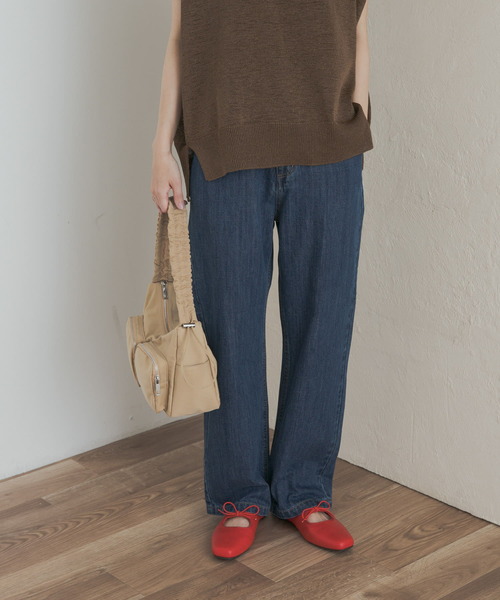 3サイズ展開』デニムワイドパンツ（デニムパンツ）｜URBAN