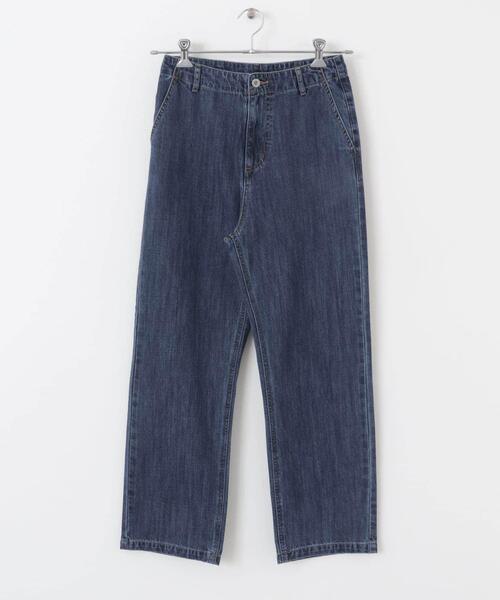 URBAN RESEARCH DOORS（アーバンリサーチドアーズ）の「『3サイズ展開』デニムワイドパンツ（デニムパンツ・レディース・ワンウォッシュ/インディゴブルー・LARGE/MEDIUM/SMALL）」の13枚目の写真