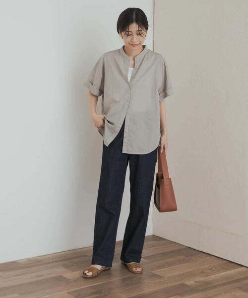 URBAN RESEARCH DOORS（アーバンリサーチドアーズ）の「『3サイズ展開』デニムワイドパンツ（デニムパンツ・レディース・ワンウォッシュ/インディゴブルー・LARGE/MEDIUM/SMALL）」の21枚目の写真