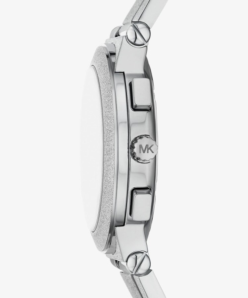 MICHAEL KORS(マイケルコース)の「BILLIE オーバーサイズ フロステッド ウォッチ(アナログ腕時計・レディース・シルバー・FREE)」の2枚目の写真
