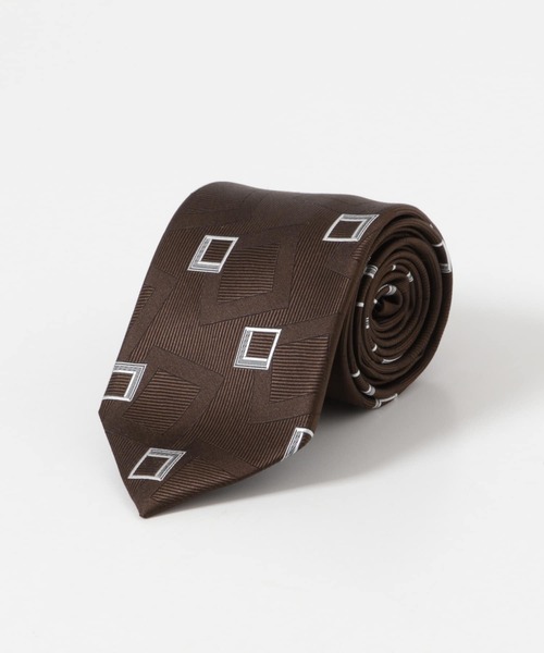 URBAN RESEARCH DOORS（アーバンリサーチドアーズ）の「LIFE STYLE TAILOR　25AW国内タイ小紋2（ネクタイ・メンズ・ブルー/ブラウン/グレー・-）」の3枚目の写真