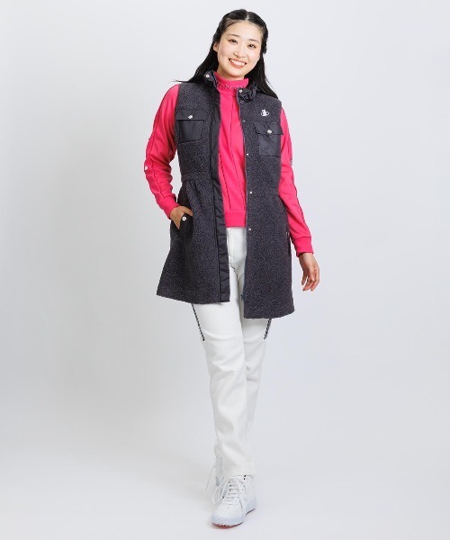 archivio（アルチビオ）の「<LADIES>ロゴラインダンボールパンツ（その他パンツ・レディース・ホワイト/ピンク/ネイビー・L/M/S）」の8枚目の写真