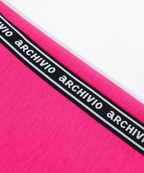 archivio（アルチビオ）の「<LADIES>ロゴラインダンボールパンツ（その他パンツ・レディース・ホワイト/ピンク/ネイビー・L/M/S）」の9枚目の写真