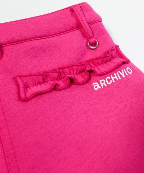 archivio（アルチビオ）の「<LADIES>ロゴラインダンボールパンツ（その他パンツ・レディース・ホワイト/ピンク/ネイビー・L/M/S）」の7枚目の写真