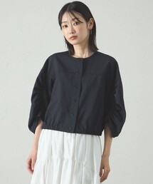 CAST:（キャストコロン）の「【着用シワ軽減/セットアップ対応】ギャザースリーブブラウス（シャツ/ブラウス）」